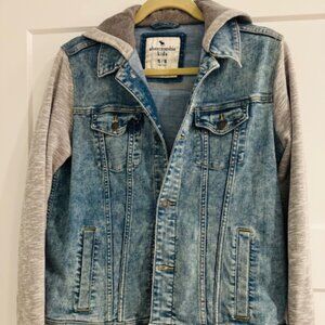 Abercrombie Kids Denim and Sweat Hoodie